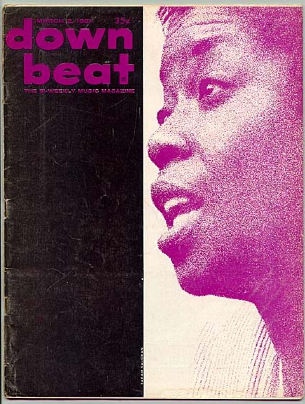 音楽雑誌●米ダウンビート誌 1961年3月2日号 「サラ・ヴォーン」