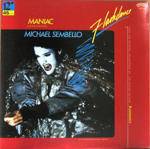 12インチシングル● Michael Sembello マイケルセンベロ Maniac マニアック