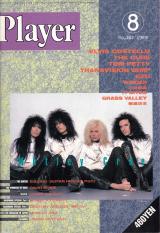 プレイヤー 1989年8月号 No.282 表紙「モトリー・クルー」