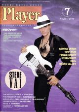 プレイヤー 1990年7月号 No.293 表紙「スティーヴ・ヴァイ」